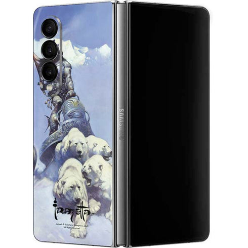 Frazetta Sliver Warrior Galaxy Z Fold4 5G Skin